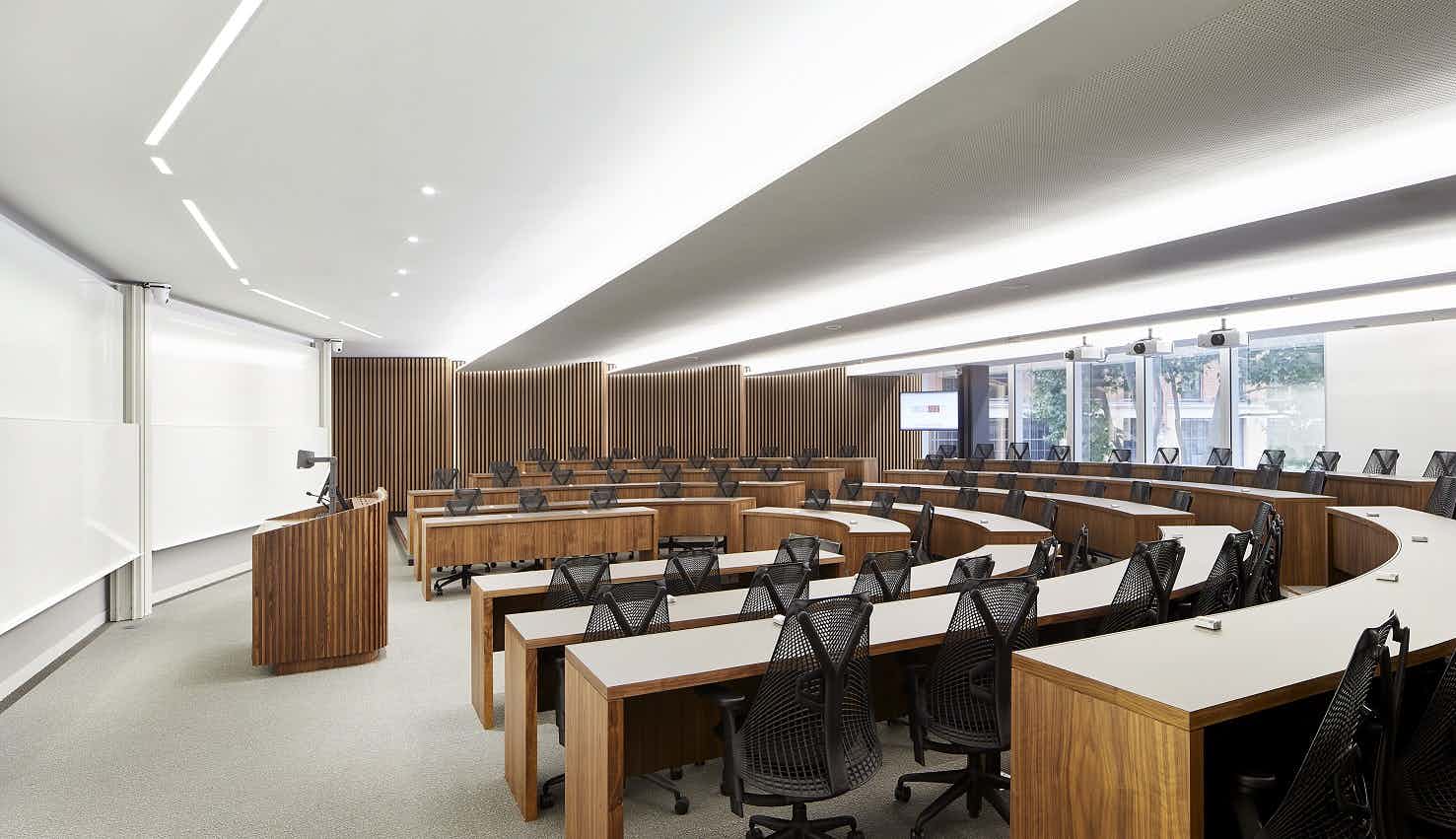 MBA Classroom, The University of Chicago Booth School of Business